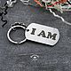 Badge with deep engraving - stainless steel. Key chain. Borowski store. My Livemaster. Фото №4