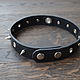 Collar-bracelet with spikes. Subculture decorations. crecca. My Livemaster. Фото №4