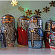 Christmas tree toys Russian heroes. author's hand painted. Christmas decorations. Siberian decor. My Livemaster. Фото №4