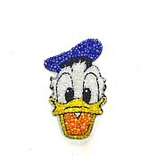 Украшения handmade. Livemaster - original item Donald Duck Brooch. Handmade.