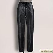 Одежда handmade. Livemaster - original item Sport trousers made of genuine leather/suede (any color). Handmade.
