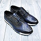 Men's sneakers made of crocodile leather and genuine leather!