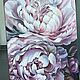 Картина маслом «Пионы». Картины. DARI ART. Ярмарка Мастеров.  Фото №4