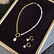 Hoop earrings: Gold-plated earrings rings with clover pendants. Congo earrings. Only_you_byElena. My Livemaster. Фото №4