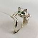 Ring 'Cat' 925 sterling Silver, Rings, Chaikovsky,  Фото №1