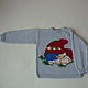Sweaters & Jumpers: Light gray owl jumper. Sweaters and jumpers. 4 children-baby. Online shopping on My Livemaster.  Фото №2