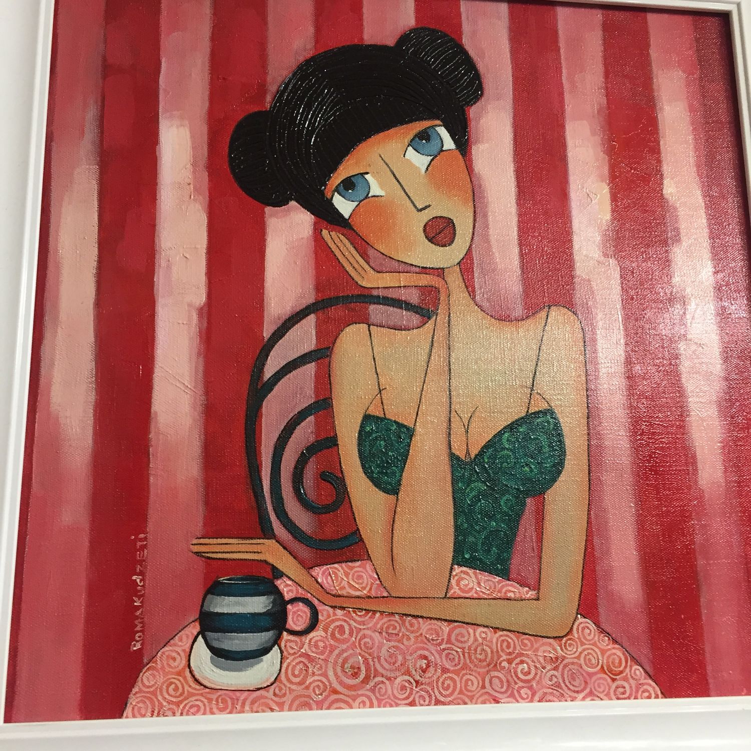 Картина маслом на холсте «Кофе» в интернет-магазине на Ярмарке Мастеров ...