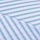 Cotton fabric with stripes and flowers, white and blue stripes fabric, Fabric, Ryazan,  Фото №1