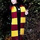 Scarf Harry Potter Gryffindor knit scarf Harry Potter. Scarves. HappyFingers Movie store (happyfingers). My Livemaster. Фото №5