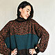 Merino Women's Oversize Knitted Sweater. Wool Tweed jacket. Sweaters. Dobryy_vyaz. My Livemaster. Фото №5