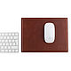 Mouse pad made of genuine leather is sewn by hand seam. Stationery design. Ptaho. Online shopping on My Livemaster.  Фото №2