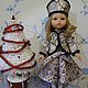 Платье для куклы Paola Reina 32-34 см Новогодний шик-1. Одежда для кукол. Елена (EZagretdinova). Ярмарка Мастеров.  Фото №5