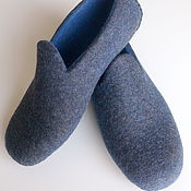 Обувь ручной работы handmade. Livemaster - original item felted Slippers for men. Handmade.