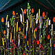 Настенный гербариум "Orange Cassock" D50 см. Подвески. Delawar. Ярмарка Мастеров.  Фото №4