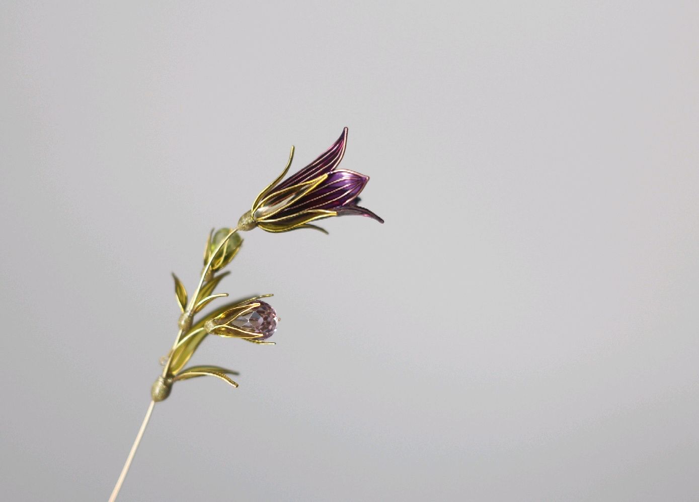 Лесной колокольчик. Брошь – заказать на Ярмарке Мастеров – GAL4NRU ...