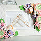 Frame for photo with flowers from polymer clay. Photo frames. Olga-art-flower. Online shopping on My Livemaster.  Фото №2