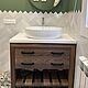 Тумба в ванную комнату из массива ясеня WATERFALL. Тумбы. Мебельный бутик (Wofurniture). Ярмарка Мастеров.  Фото №6