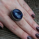 Royal ring with sodalite 'The Secret of the ancient Incas'. Ring. The inspiration of nature in stones. My Livemaster. Фото №5