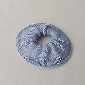 Украшения handmade. Livemaster - original item Scrunch elastic band-knitted elastic band for hair 
