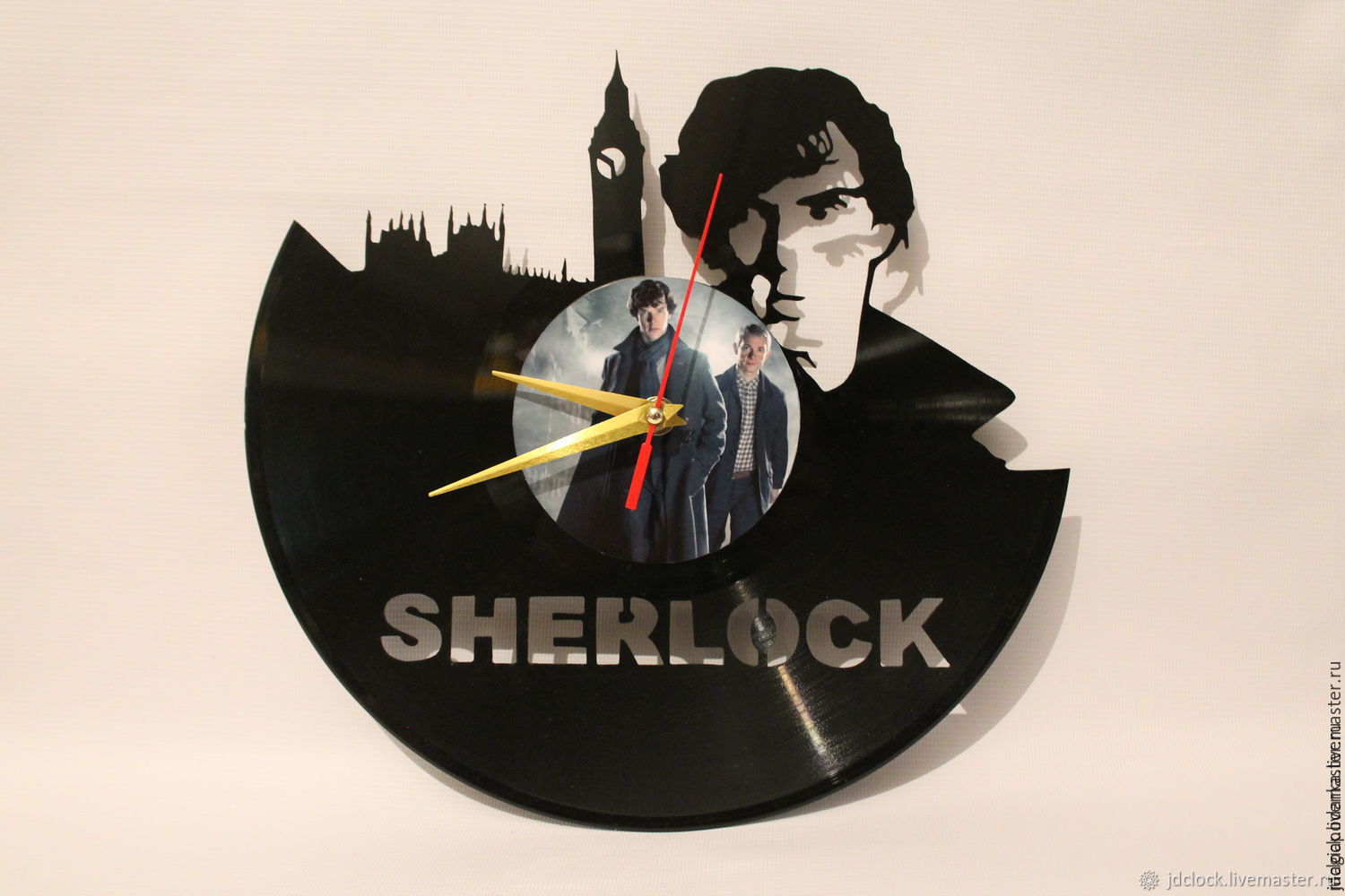 Часы из пластинки Шерлок Холмс