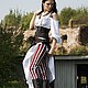 Заказать Костюм пиратки для карнавала или фотосессии. Ателье 'Северный Версаль'. Ярмарка Мастеров. . Костюмы Фото №3