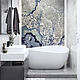 Мозаика в ванную ручной работы, панно из мозаики "Waterfall", Панно, Москва,  Фото №1