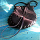 leather bag (wheel steampunk). Crossbody bag. VOLGA-VOLGA. Online shopping on My Livemaster.  Фото №2