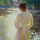 Painting 'On a summer day' oil on canvas 80h80 cm, Pictures, Moscow,  Фото №1