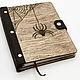 Notebook A6 made of wood and genuine leather. Notebooks. semejnaya-masterskaya-bambuk. My Livemaster. Фото №4