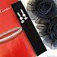 Order Brush earrings Royal Luxury Black black in silver silk cubic Zirconia rhodium. GolDFenix. Livemaster. . Tassel earrings Фото №3