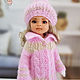 Clothes for Paola Reina dolls. Warm pink set with shawl. Clothes for dolls. DeSouris (desouris). My Livemaster. Фото №4