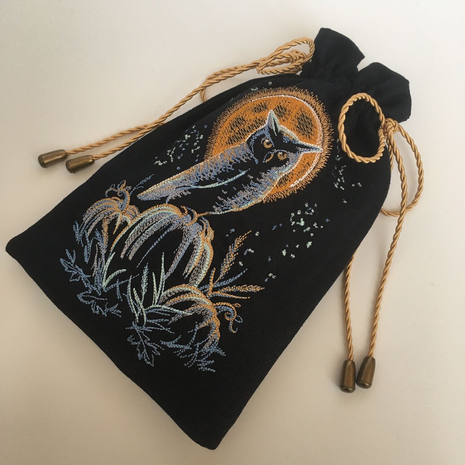 Мешочек для карт Таро Сова – заказать на Ярмарке Мастеров – RWHOSRU ...
