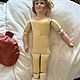 Винтаж: Французская кукла 1900х, Lanternier, помечена  , кожаное тело ,. Куклы винтажные. Винтаж, куклы , картины /dolls&paintings. Ярмарка Мастеров.  Фото №12