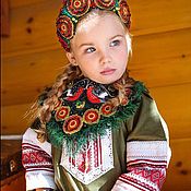 Одежда детская handmade. Livemaster - original item Dress for a girl maryushka Slavic Russian elegant. Handmade.