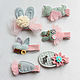 Set of clips-ducks 6 pieces, 35993076, Hairpins and elastic bands for hair, Moscow,  Фото №1