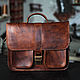 Briefcase made of genuine leather, Brief case, Penza,  Фото №1