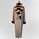 Order Designer coat made of mohair, Merino, Scandinavian mink and Fox. Beau monde (vipbomond). Livemaster. . Coats Фото №3