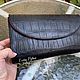 Order Clutch bag made from crocodile skin. exotiqpython. Livemaster. . Clutches Фото №3