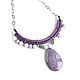 Lilac necklace, lilac decoration ' Lilac dreams'. Necklace. Irina Moro. My Livemaster. Фото №4