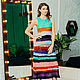 Felted dress Rainbow, Dresses, Yalta,  Фото №1