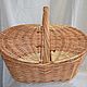 Order Basket wicker from a vine 'For a picnic'. Elena Shitova - basket weaving. Livemaster. . Picnic baskets Фото №3