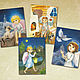 Cards with Angels For Christmas and birthday Set 20 PCs. Cards. KapustinaArt. Online shopping on My Livemaster.  Фото №2