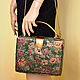 Handbag briefcase box suede evening women's Spring. Classic Bag. flowersstyle (flowersstyle). My Livemaster. Фото №6