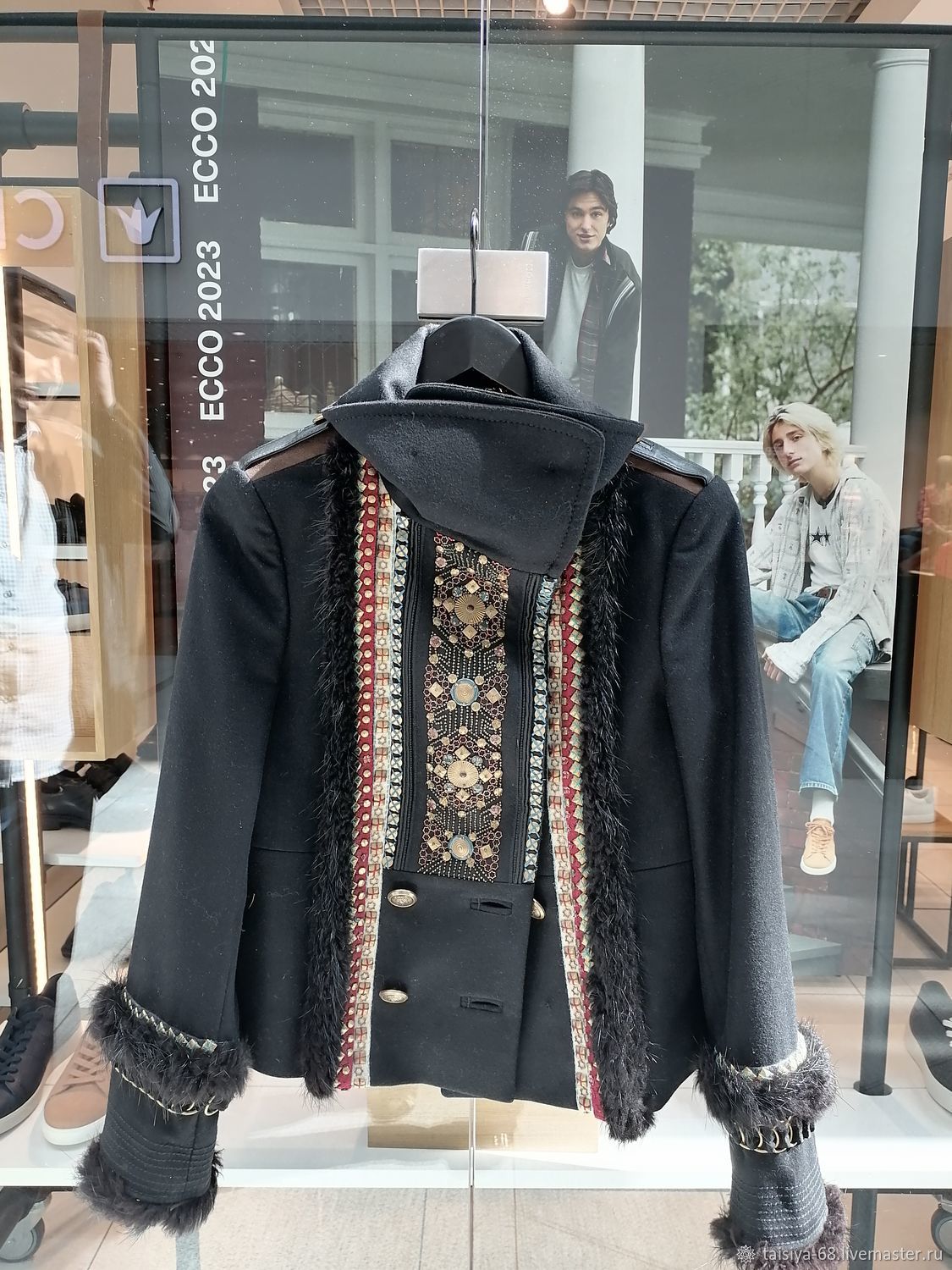 Пальто: Полупальто,расшитое украшениями и орнаментом в интернет ...