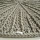  Round Knitted Bounty Bathroom Rug. Carpets. knitted handmade rugs (kovrik-makrame). My Livemaster. Фото №6