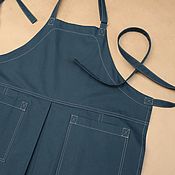 Для дома и интерьера handmade. Livemaster - original item Aprons: thick apron with pocket, apron for men or unisex. Handmade.