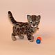 Order cat Bengal 'Shani'(see the status before you order). Anna Petinati- Live toys handmade. Livemaster. . Stuffed Toys Фото №3