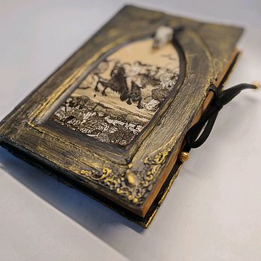 Канцелярские товары ручной работы. Ярмарка Мастеров - ручная работа Блокнот (Гримуар) Дорога на шабаш. Handmade.