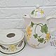 Заказать Винтаж: Чайник+мармит серии Geranium от Villeroy&Boch 70-х г 1,5л. Love&Vintage. Ярмарка Мастеров. . Кухонная утварь винтажная Фото №3