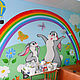 Роспись стен в детской г. Новосибирск и НСО, Элементы интерьера, Новосибирск,  Фото №1